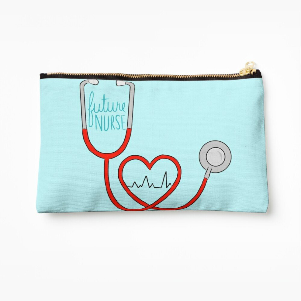 Whibos Makeup Bag Future Nurse Cosmetic Organizer Tyvek Paper Bags Zipper Pouch