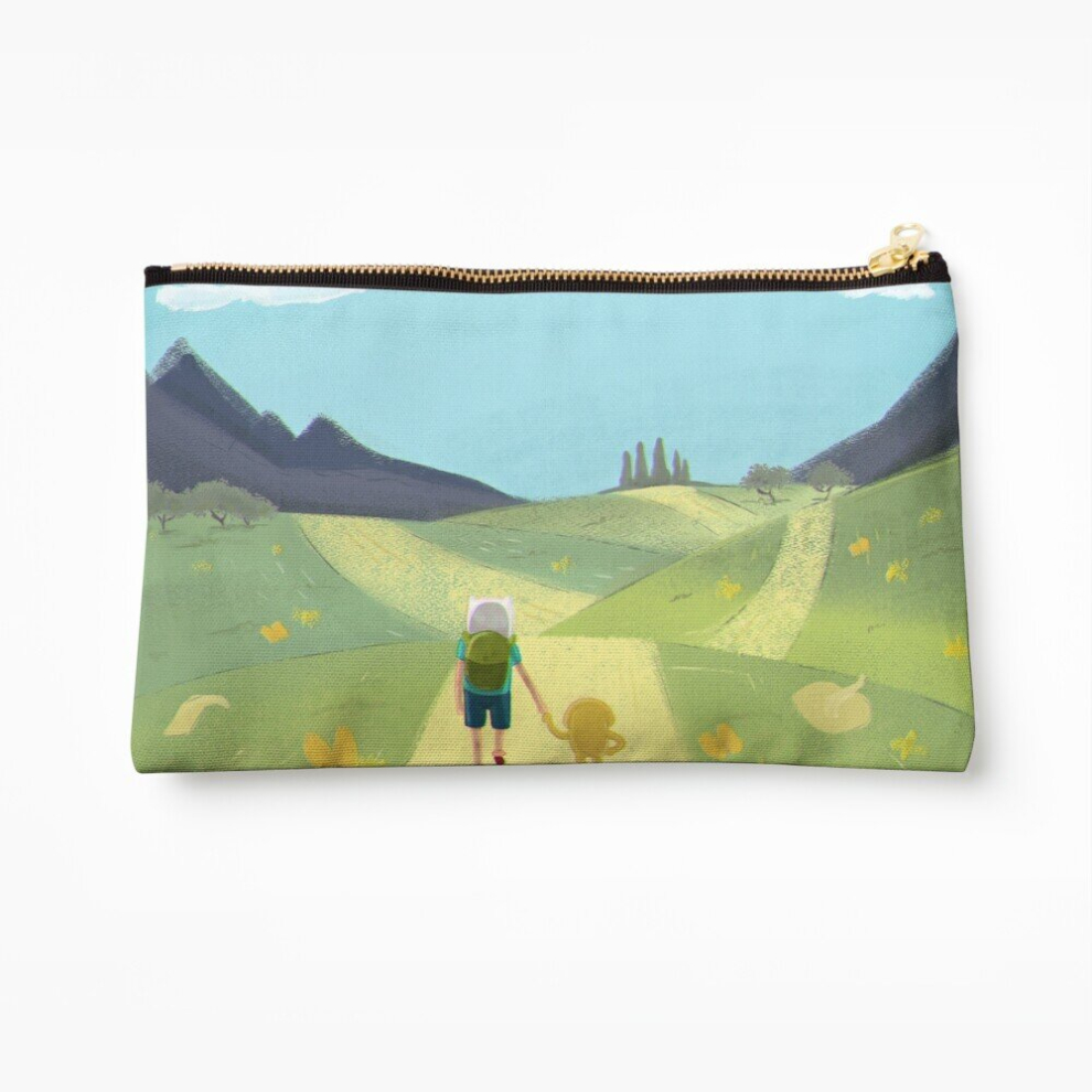 Whibos Makeup Bag Adventure Time - Come Along With Me Cosmetic Organizer Tyvek Paper Bags Zipper Pouch