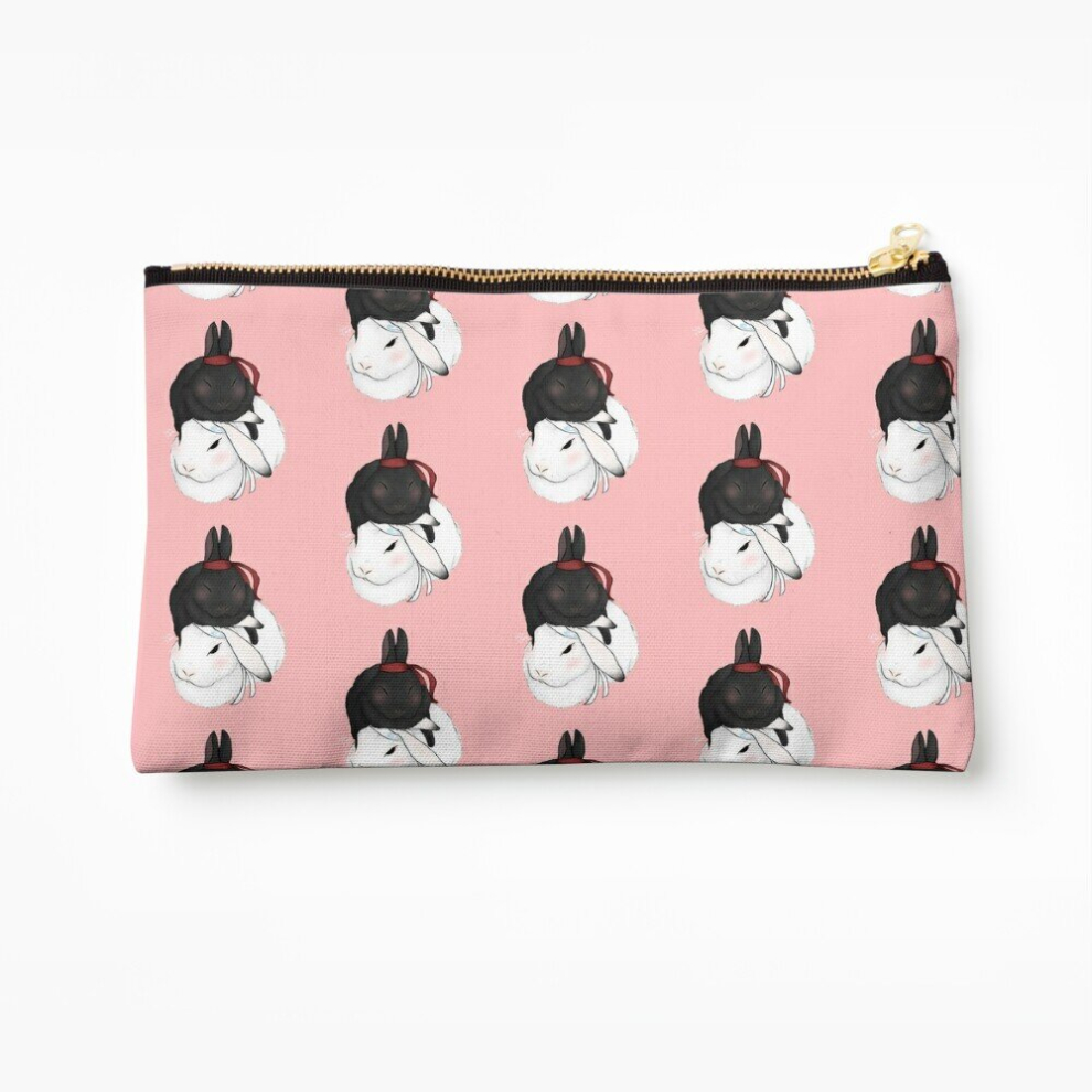 Whibos Makeup Bag Wang Xian Bunnies Cosmetic Organizer Tyvek Paper Bags Zipper Pouch