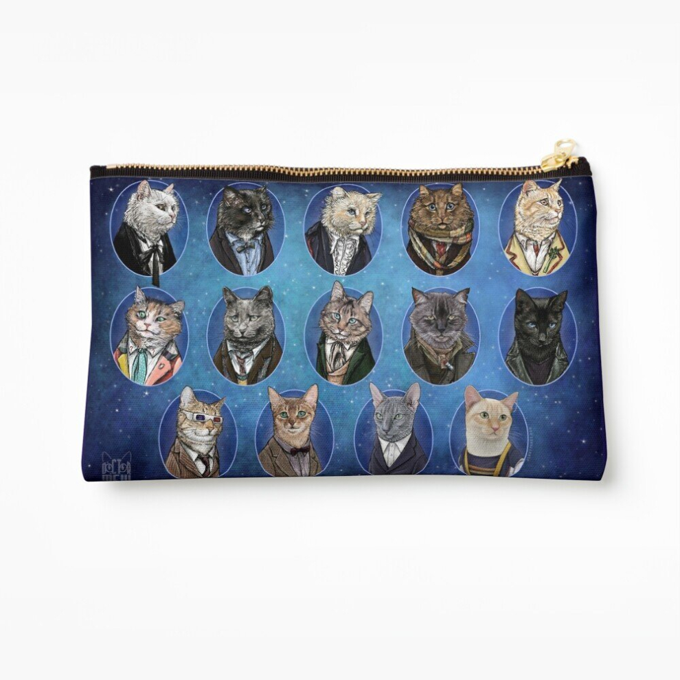 Whibos Makeup Bag Doctor Mew Cosmetic Organizer Tyvek Paper Bags Zipper Pouch