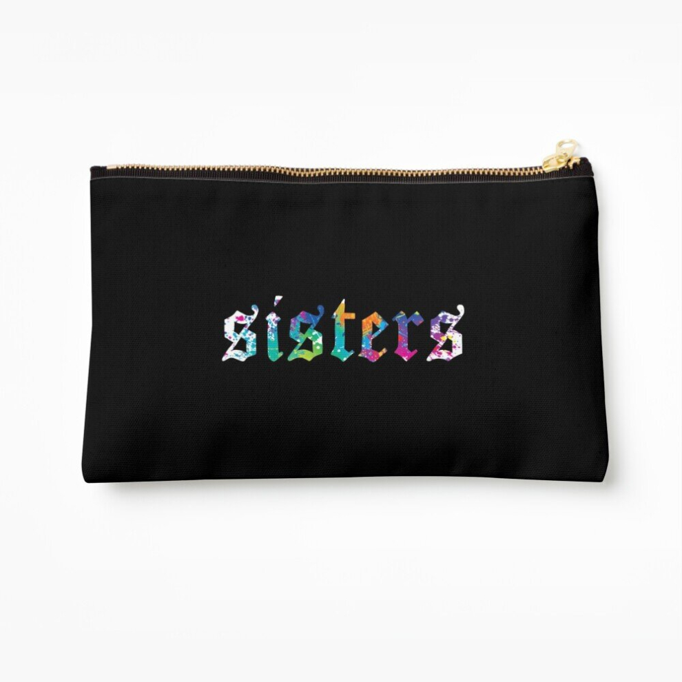 Whibos Black Makeup Bag James Charles - Sisters Paint Splatter (Black) Cosmetic Organizer Tyvek Paper Bags Zipper Pouch