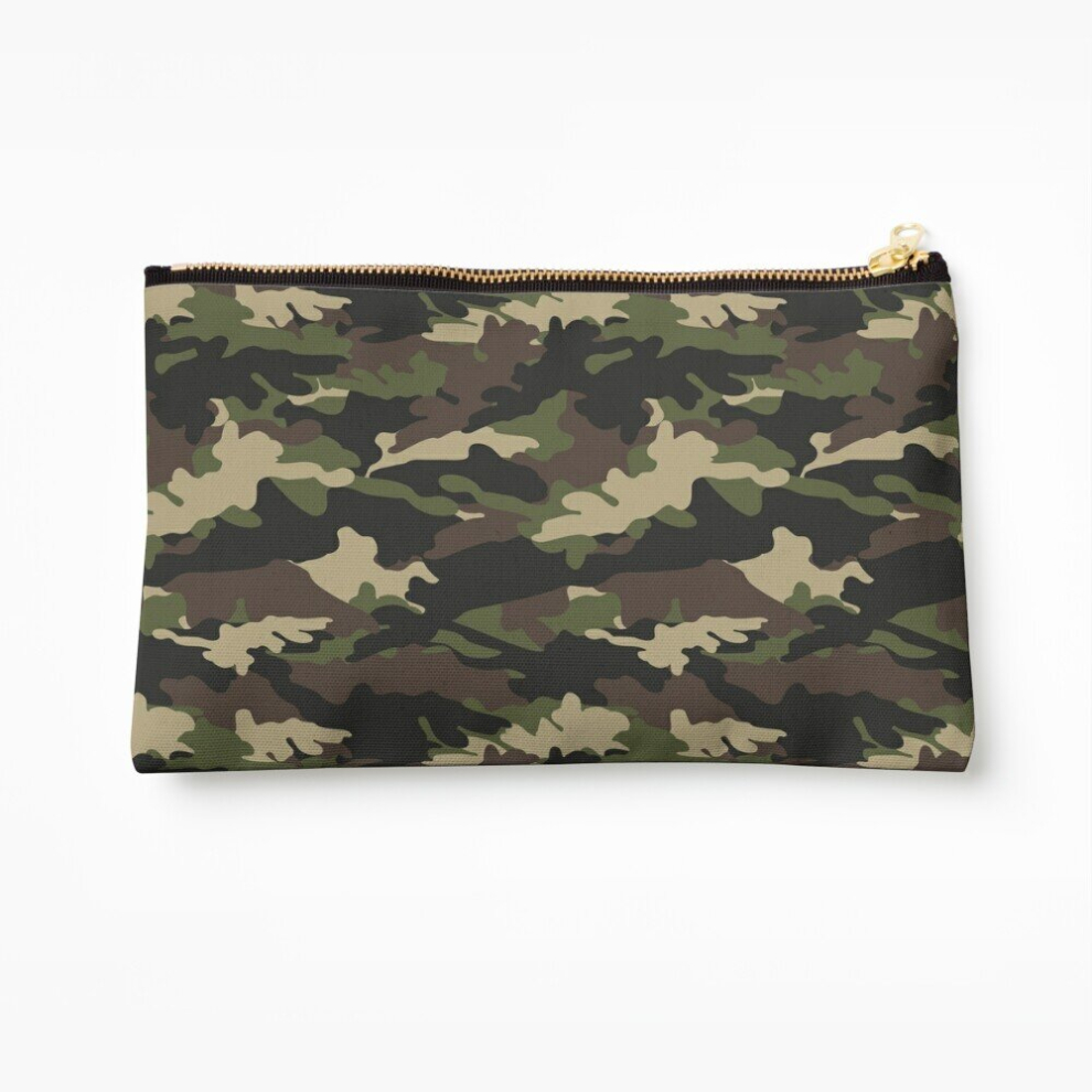 Whibos Makeup Bag Camouflage - Camo Cosmetic Organizer Tyvek Paper Bags Zipper Pouch