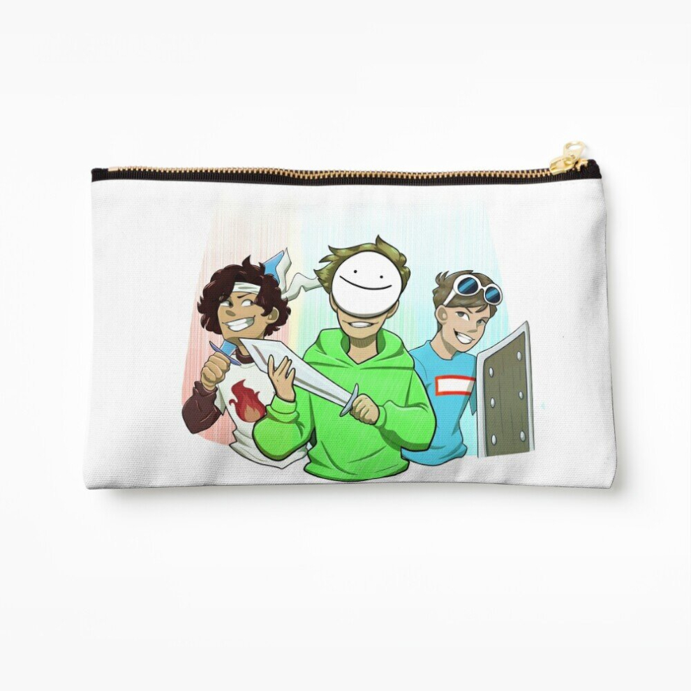 Whibos Makeup Bag Dream Team Fighting Cosmetic Organizer Tyvek Paper Bags Zipper Pouch