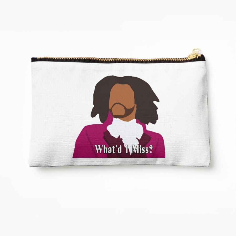 Whibos Makeup Bag What'd I Miss? Cosmetic Organizer Tyvek Paper Bags Zipper Pouch