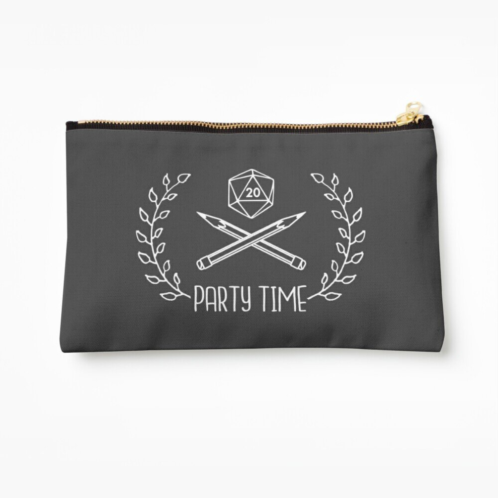 Whibos Makeup Bag Rpg Party Time Cosmetic Organizer Tyvek Paper Bags Zipper Pouch