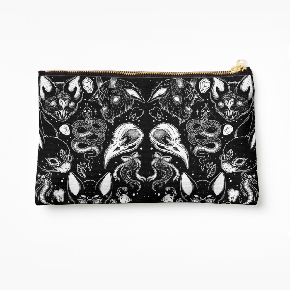 Whibos Makeup Bag Familiar Spirits Cosmetic Organizer Tyvek Paper Bags Zipper Pouch