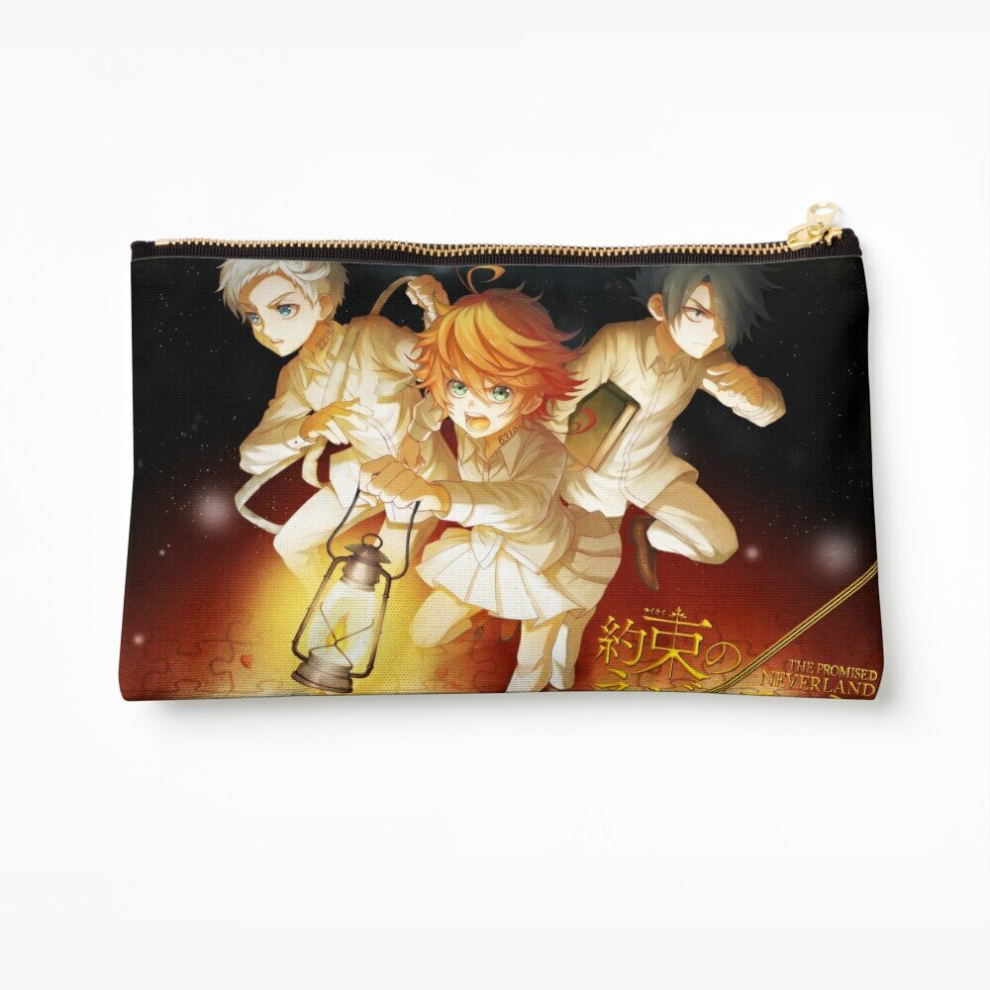 Whibos Makeup Bag The Promised Neverland [Yakusoku No Neb?Rando] Cosmetic Organizer Tyvek Paper Bags Zipper Pouch