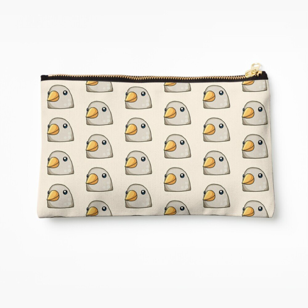Whibos Makeup Bag Bird Emoji Whatsapp Cosmetic Organizer Tyvek Paper Bags Zipper Pouch