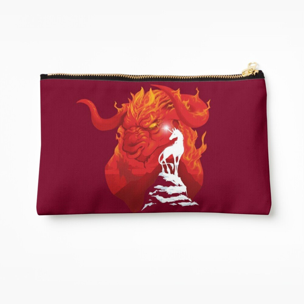 Whibos Makeup Bag The Last Unicorn Cosmetic Organizer Tyvek Paper Bags Zipper Pouch
