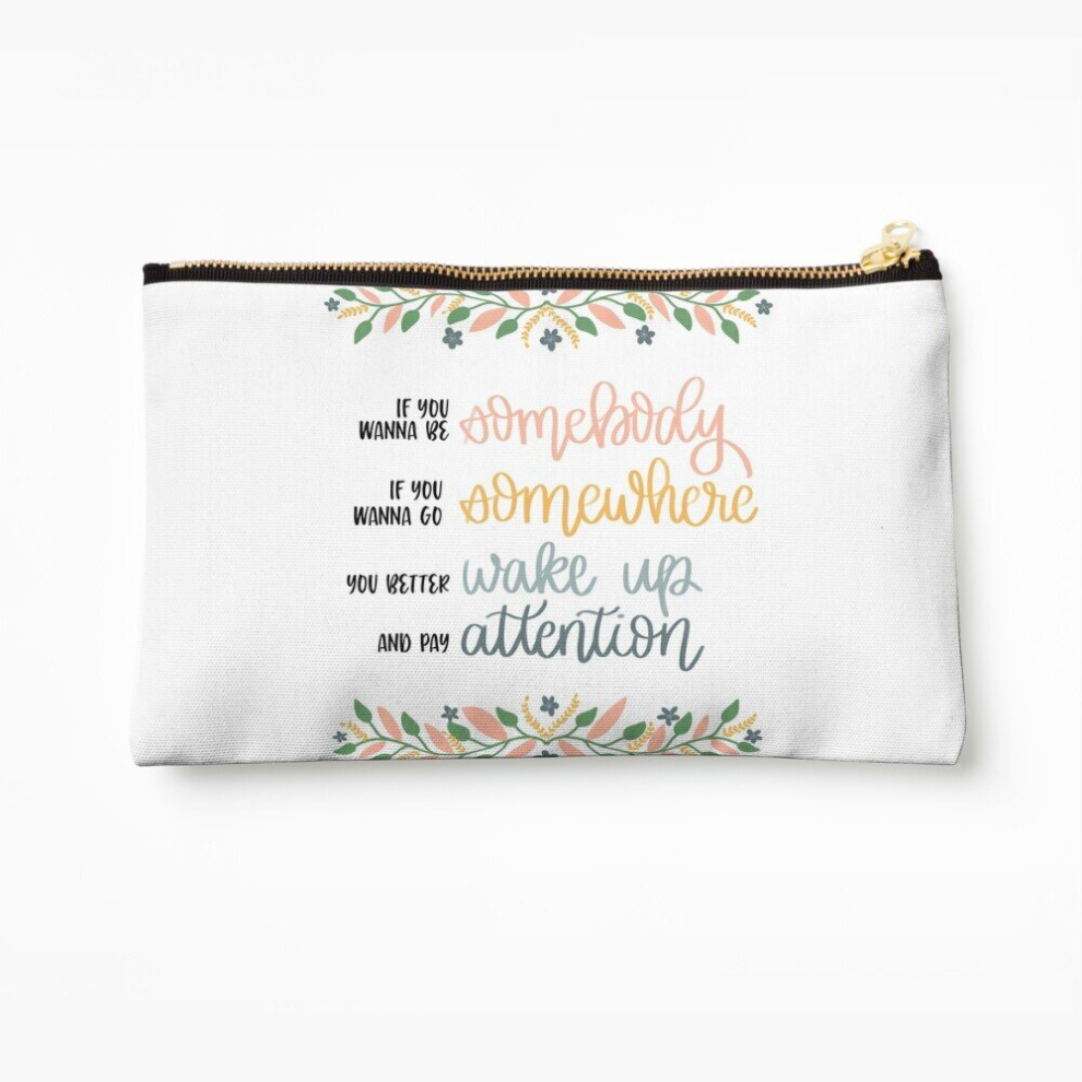 Whibos Makeup Bag Sister Act 2 Quote Cosmetic Organizer Tyvek Paper Bags Zipper Pouch
