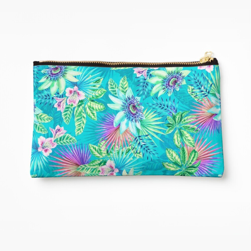 Whibos Makeup Bag Passion Fruit Cosmetic Organizer Tyvek Paper Bags Zipper Pouch