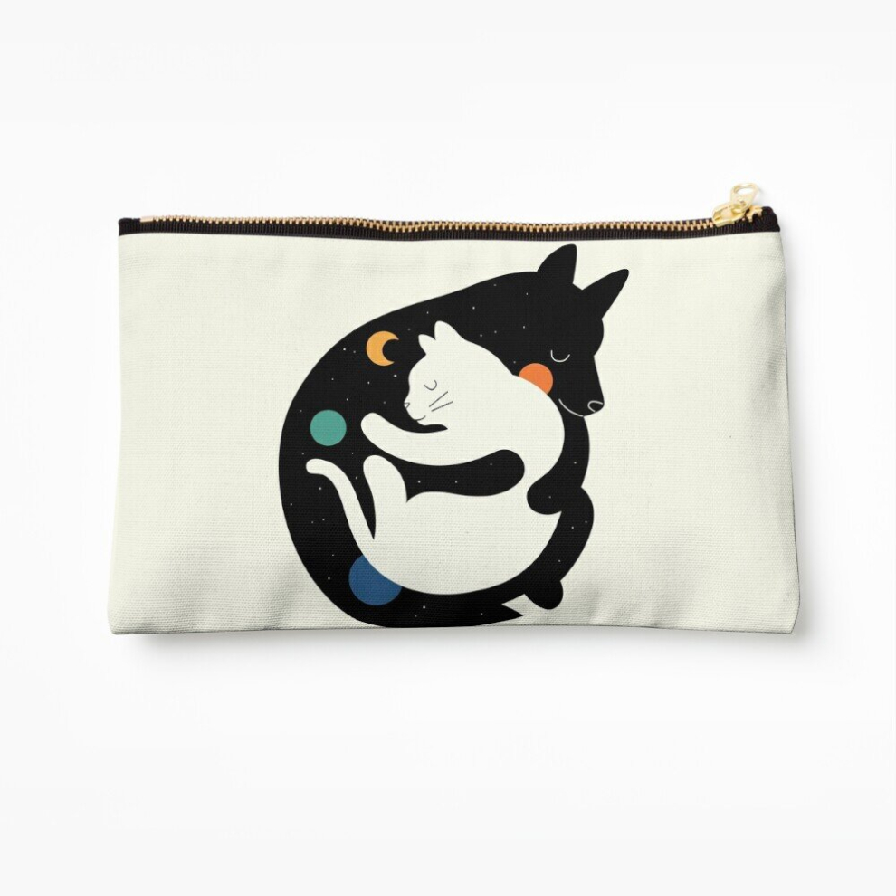 Whibos Makeup Bag More Hugs Less Fights Cosmetic Organizer Tyvek Paper Bags Zipper Pouch