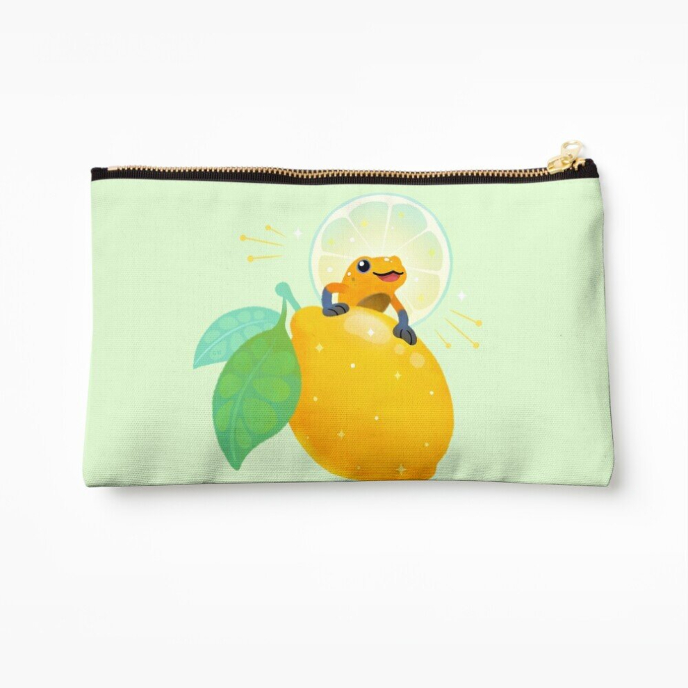 Whibos Golden Makeup Bag Poison Lemon Sherbet 1 Cosmetic Organizer Tyvek Paper Bags Zipper Pouch