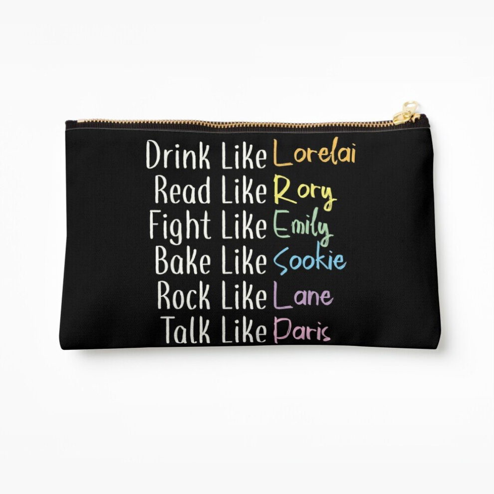 Whibos Makeup Bag Drink Like... Cosmetic Organizer Tyvek Paper Bags Zipper Pouch