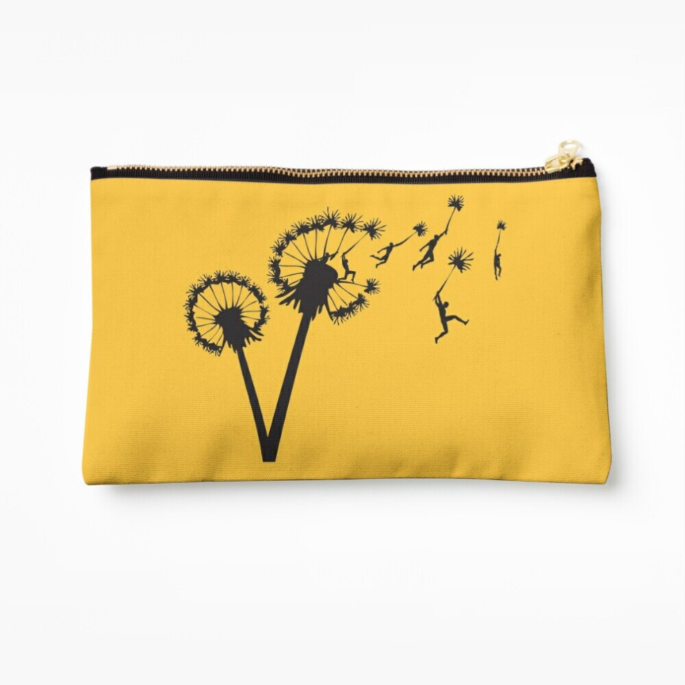 Whibos Makeup Bag Dandylion People Flight Cosmetic Organizer Tyvek Paper Bags Zipper Pouch