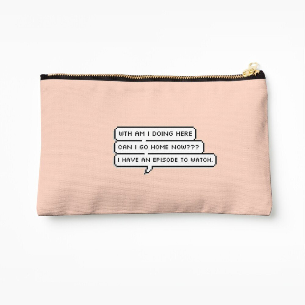Whibos Makeup Bag 61. Fangirls At School Be Like Cosmetic Organizer Tyvek Paper Bags Zipper Pouch