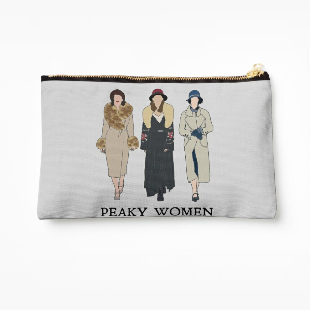 Whibos Makeup Bag Peaky Women: Peaky Blinders Cosmetic Organizer Tyvek Paper Bags Zipper Pouch