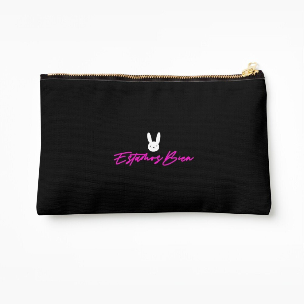 Whibos Makeup Bag Estamos Bien - Bad Bunny Cosmetic Organizer Tyvek Paper Bags Zipper Pouch