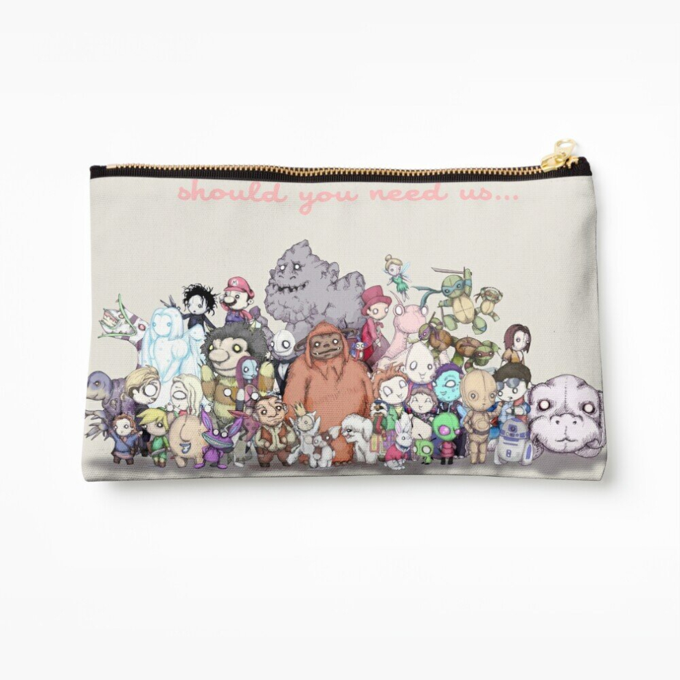 Whibos Makeup Bag Should You Need Us (Super Extended) Cosmetic Organizer Tyvek Paper Bags Zipper Pouch