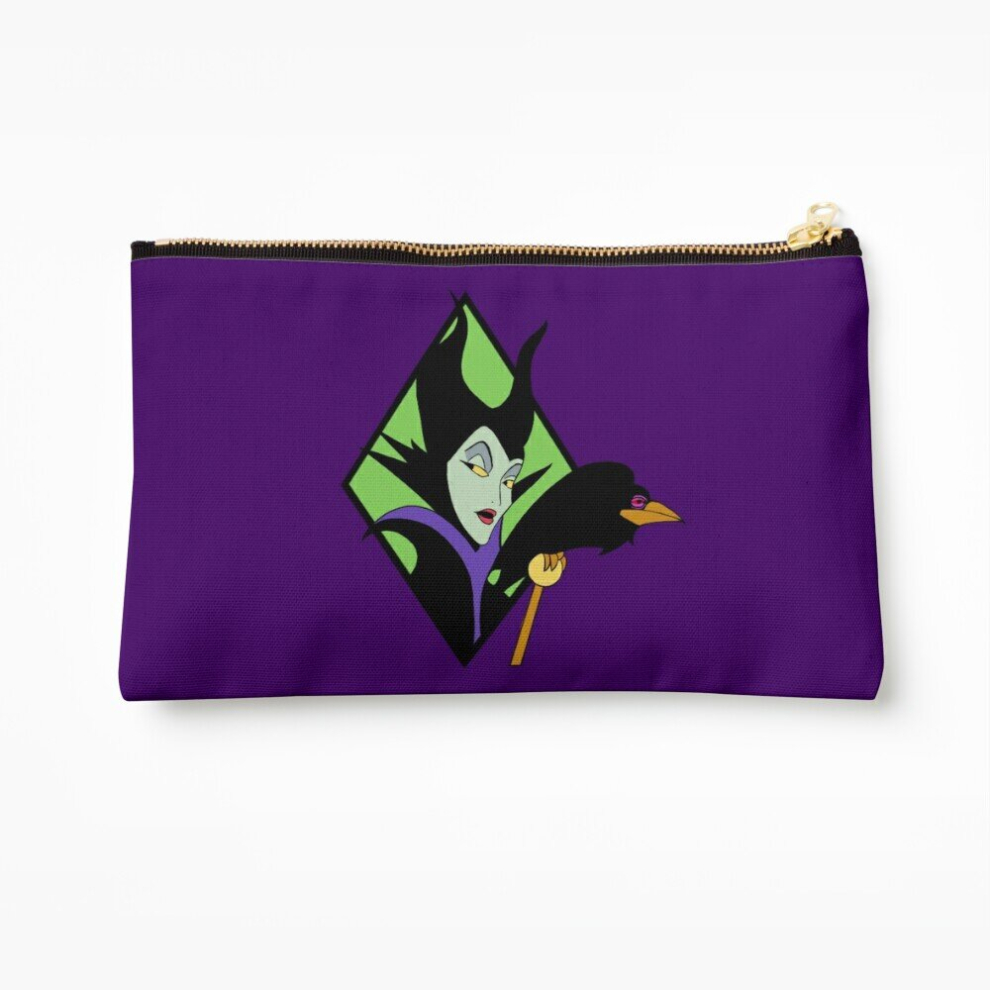 Whibos Makeup Bag Maleficent Cosmetic Organizer Tyvek Paper Bags Zipper Pouch
