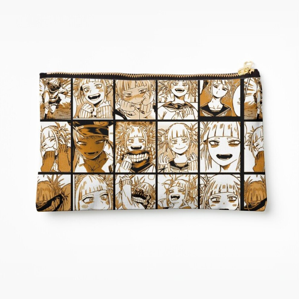 Whibos Makeup Bag Himiko Toga Collage Cosmetic Organizer Tyvek Paper Bags Zipper Pouch