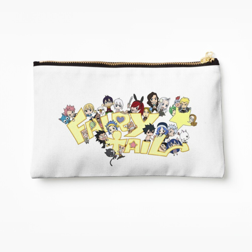 Whibos Makeup Bag Chibi Fairy Cosmetic Organizer Tyvek Paper Bags Zipper Pouch