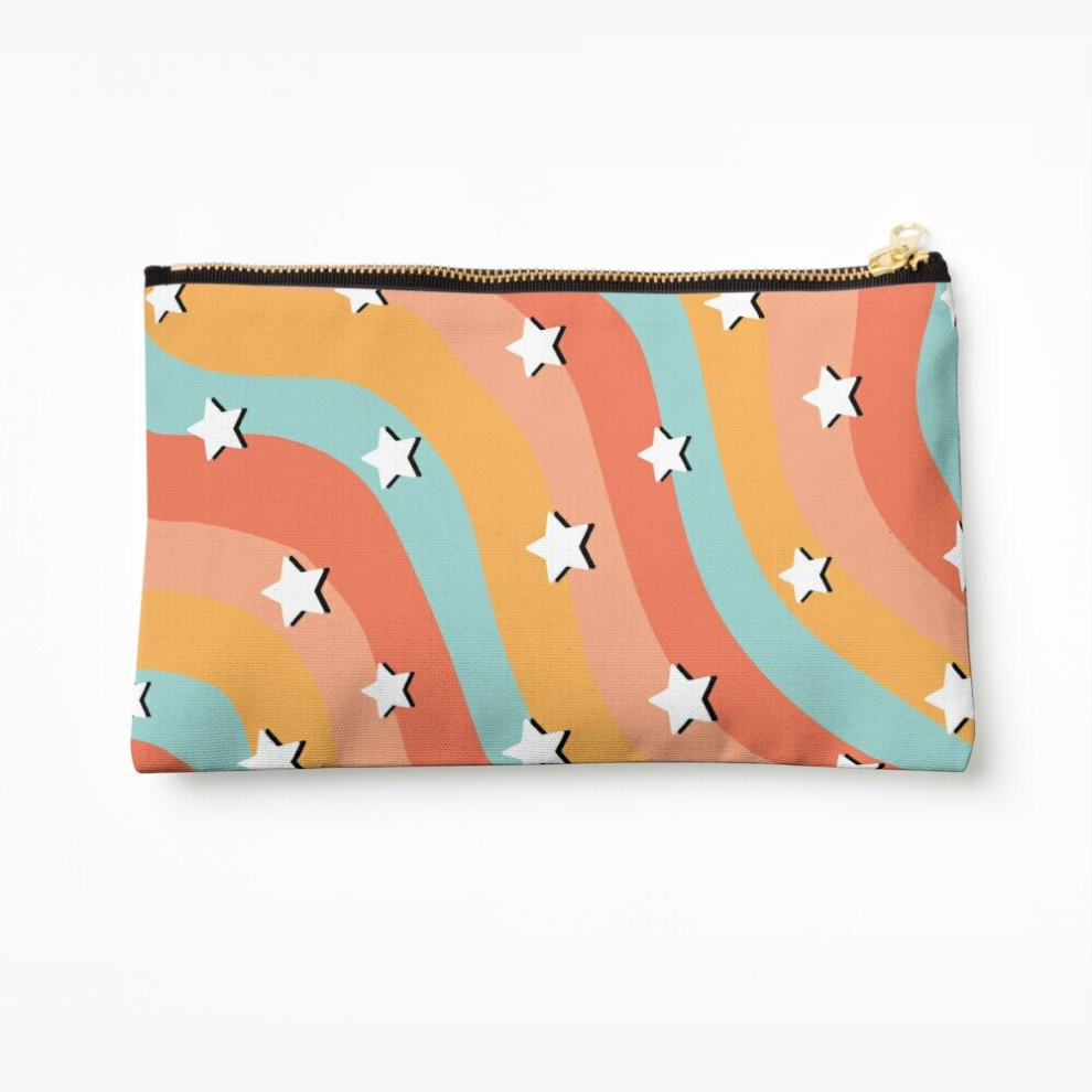 Whibos Makeup Bag Vsco Star Pattern Cosmetic Organizer Tyvek Paper Bags Zipper Pouch