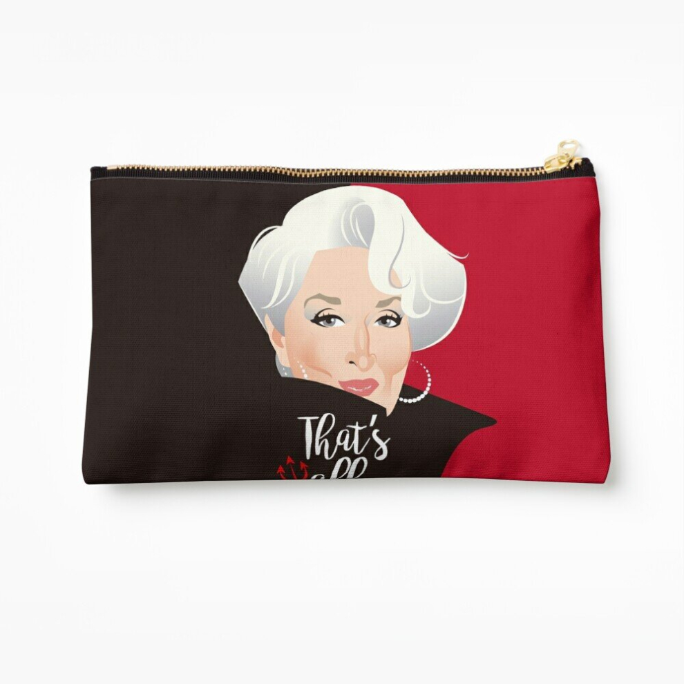 Whibos Makeup Bag That's All Cosmetic Organizer Tyvek Paper Bags Zipper Pouch