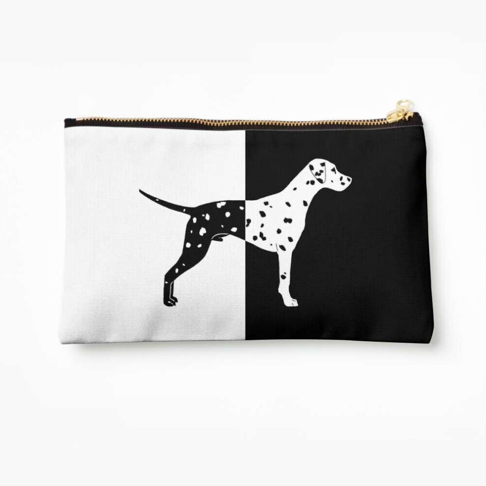 Whibos Makeup Bag Dalmatian Dog Cosmetic Organizer Tyvek Paper Bags Zipper Pouch