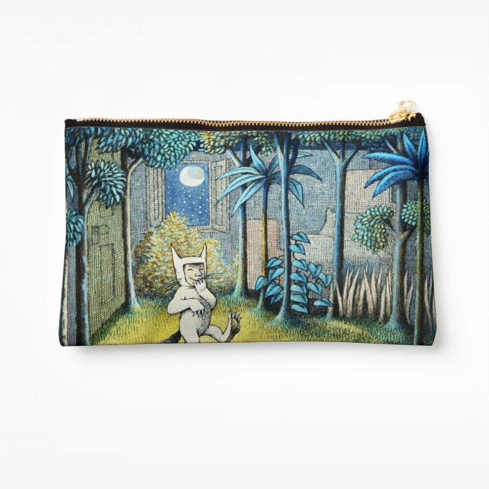 Whibos Makeup Bag Where The Wild Things Are - Max In The Jungle Cosmetic Organizer Tyvek Paper Bags Zipper Pouch