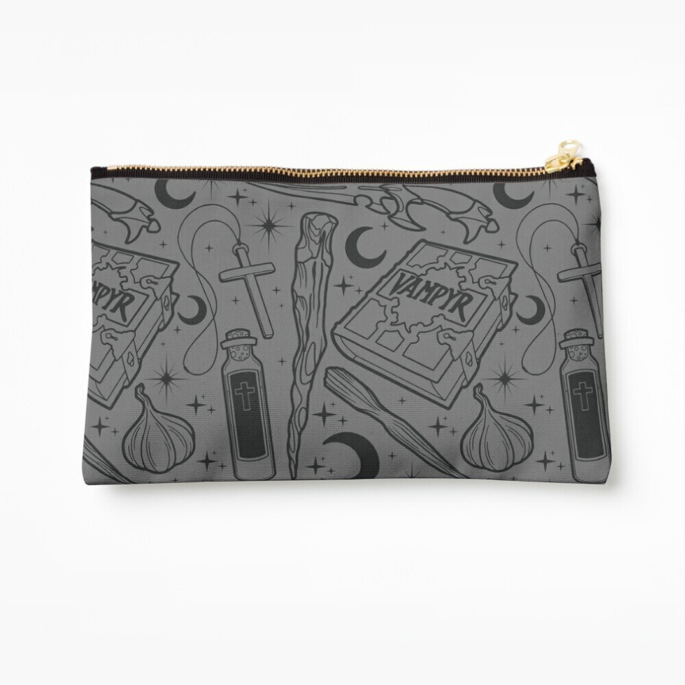 Whibos Makeup Bag Buffy The Vampire Slayer Weapons Iiii Cosmetic Organizer Tyvek Paper Bags Zipper Pouch