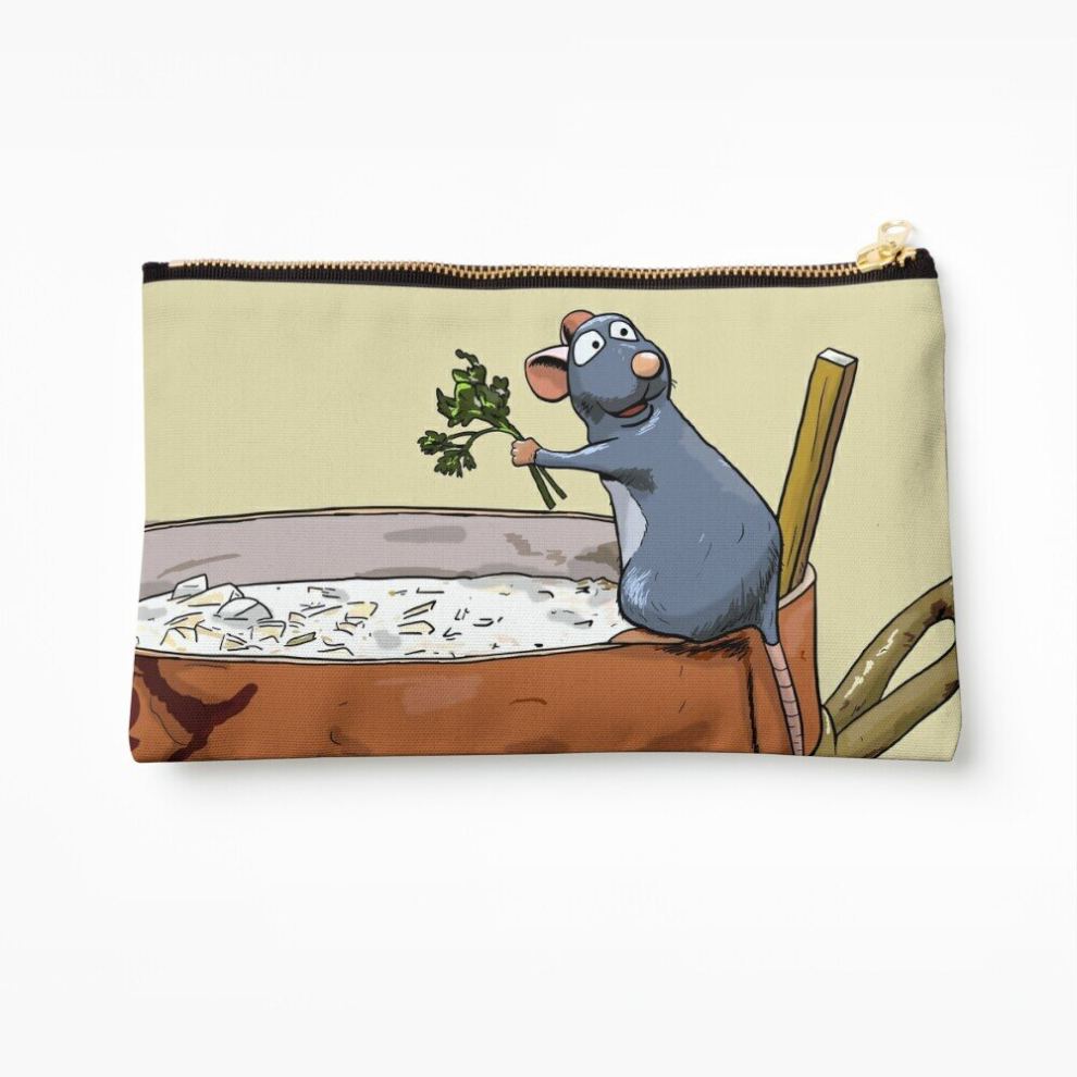 Whibos Makeup Bag Ratatouille Cosmetic Organizer Tyvek Paper Bags Zipper Pouch
