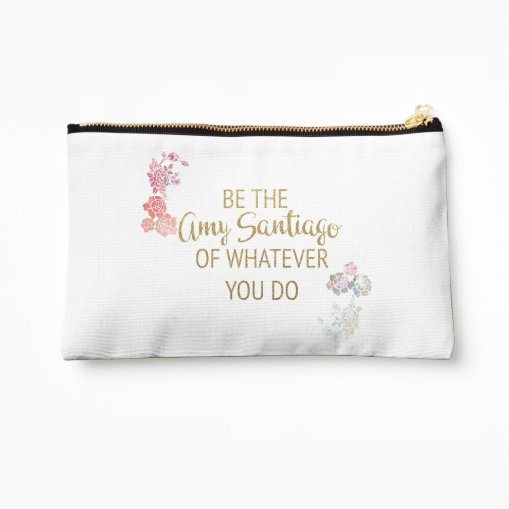 Whibos Makeup Bag Be The Amy Santiago Of Whatever You Do Cosmetic Organizer Tyvek Paper Bags Zipper Pouch