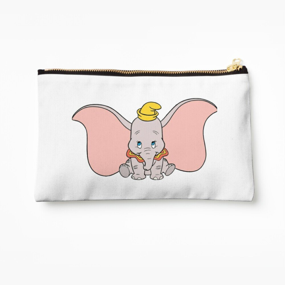 Whibos Makeup Bag Dumbo Cosmetic Organizer Tyvek Paper Bags Zipper Pouch