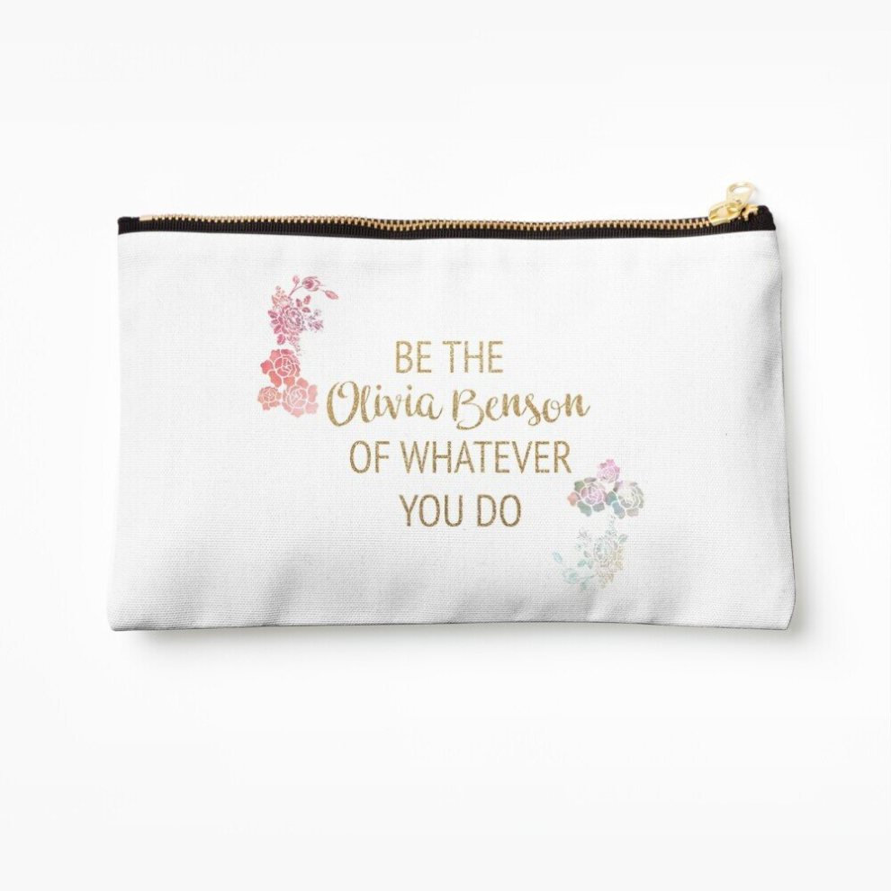 Whibos Makeup Bag Be The Olivia Benson Of Whatever You Do Cosmetic Organizer Tyvek Paper Bags Zipper Pouch