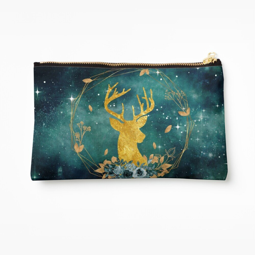 Whibos Makeup Bag Deer Cosmetic Organizer Tyvek Paper Bags Zipper Pouch