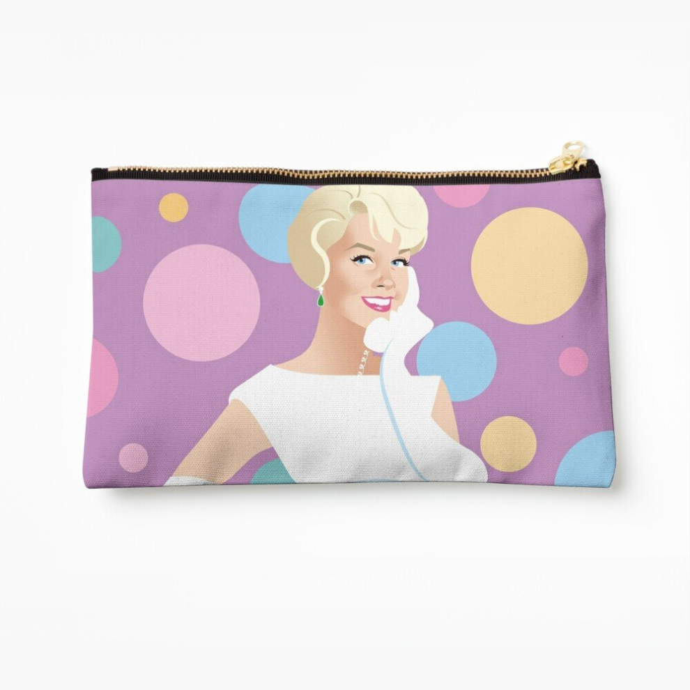 Whibos Makeup Bag Hello? Cosmetic Organizer Tyvek Paper Bags Zipper Pouch