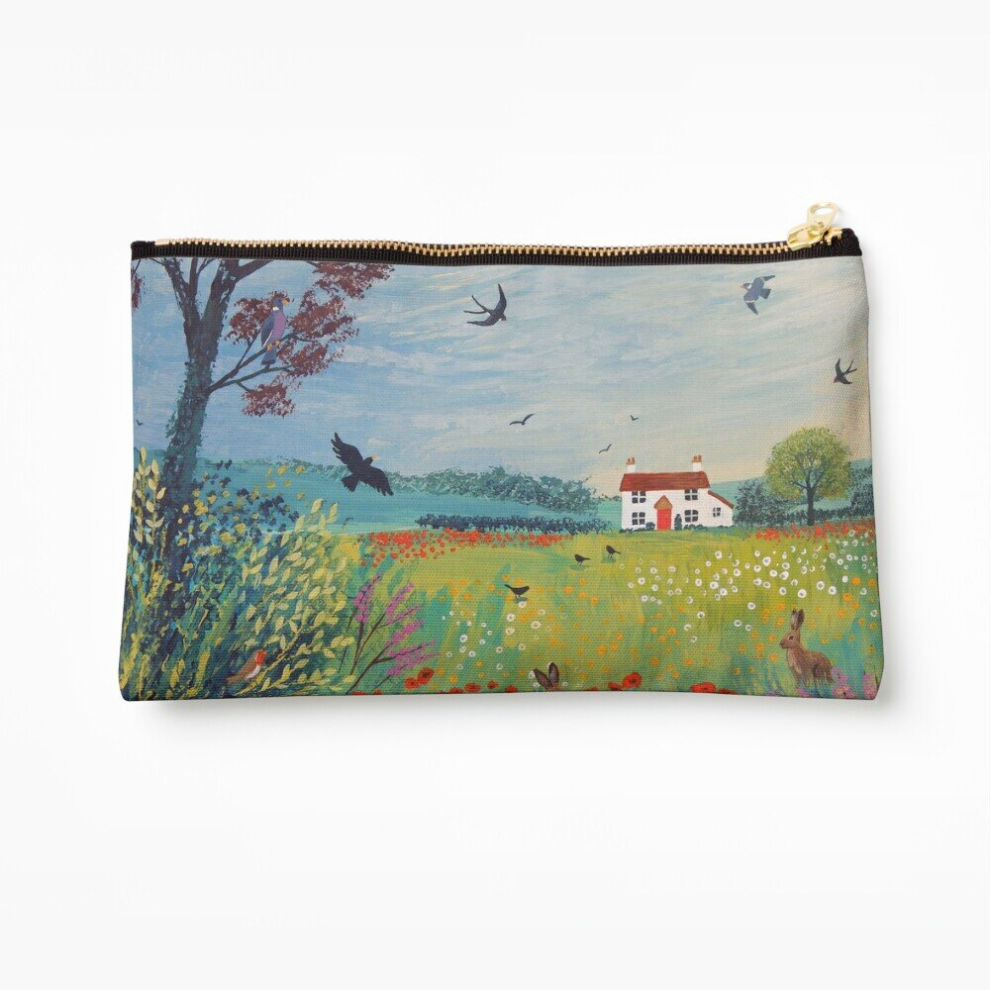 Whibos Makeup Bag The House By Summer Meadow Cosmetic Organizer Tyvek Paper Bags Zipper Pouch