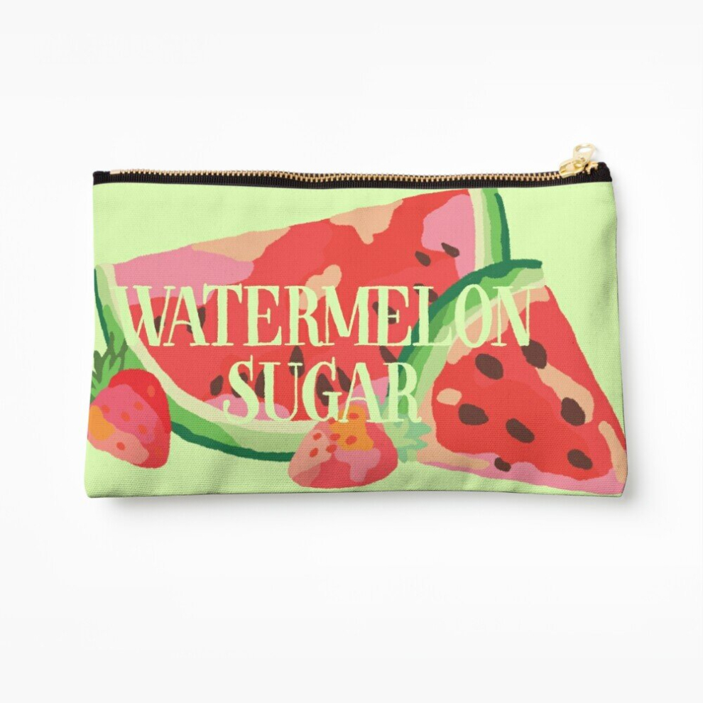 Whibos Makeup Bag Watermelon Sugar Cosmetic Organizer Tyvek Paper Bags Zipper Pouch