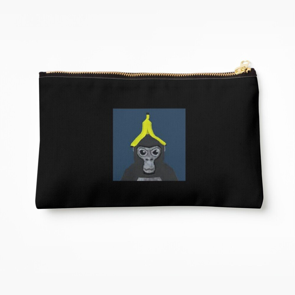 Whibos Makeup Bag Gorilla Tag Monkey With Banana Cosmetic Organizer Tyvek Paper Bags Zipper Pouch
