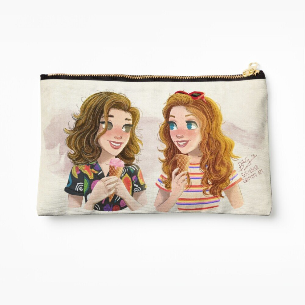 Whibos Makeup Bag Eleven And Max Cosmetic Organizer Tyvek Paper Bags Zipper Pouch