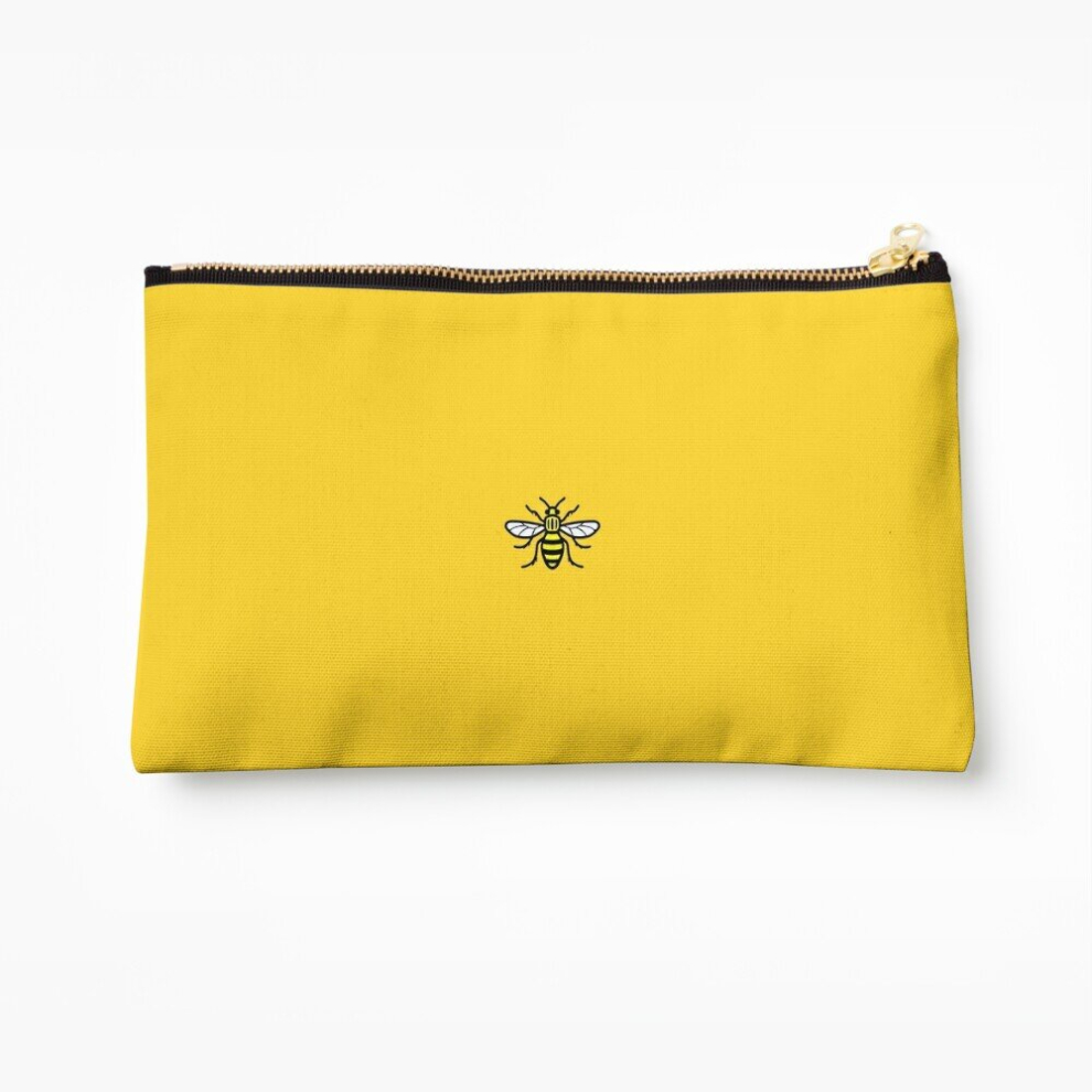 Whibos Makeup Bag Manchester Worker Bee Cosmetic Organizer Tyvek Paper Bags Zipper Pouch