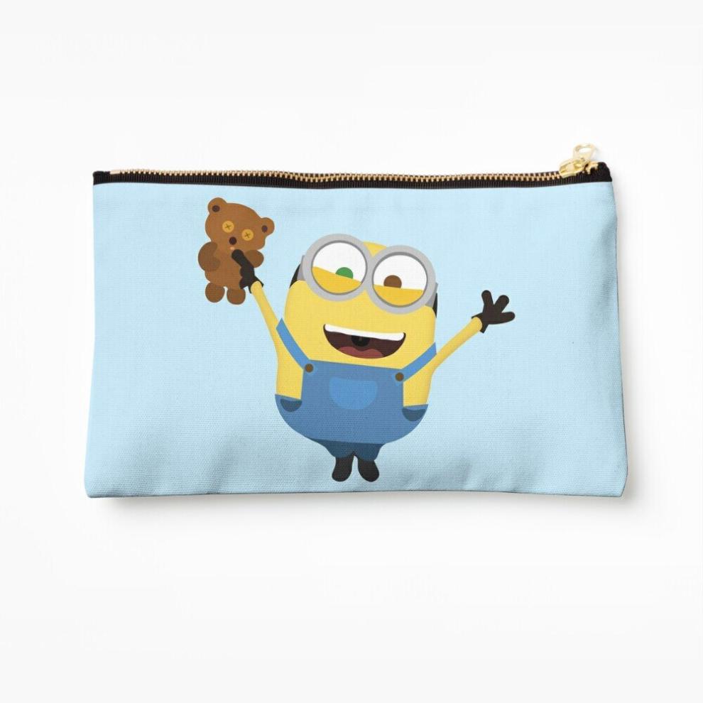 Whibos Makeup Bag Bob Minion Cosmetic Organizer Tyvek Paper Bags Zipper Pouch