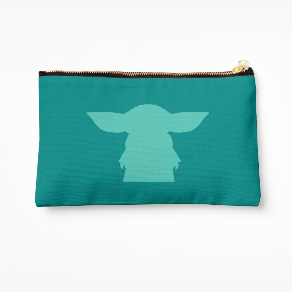 Whibos Turquoise Makeup Bag Alien Silhouette - Cosmetic Organizer Tyvek Paper Bags Zipper Pouch