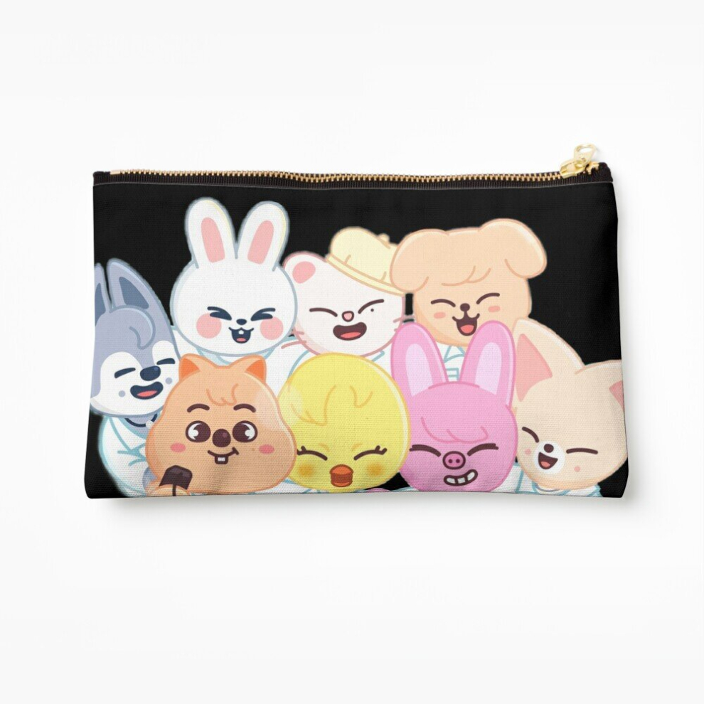 Whibos Makeup Bag Skzoo Stray Kids Cosmetic Organizer Tyvek Paper Bags Zipper Pouch