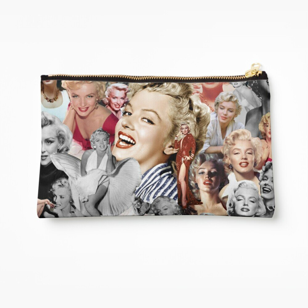 Whibos Makeup Bag Marilyn Monroe Cosmetic Organizer Tyvek Paper Bags Zipper Pouch