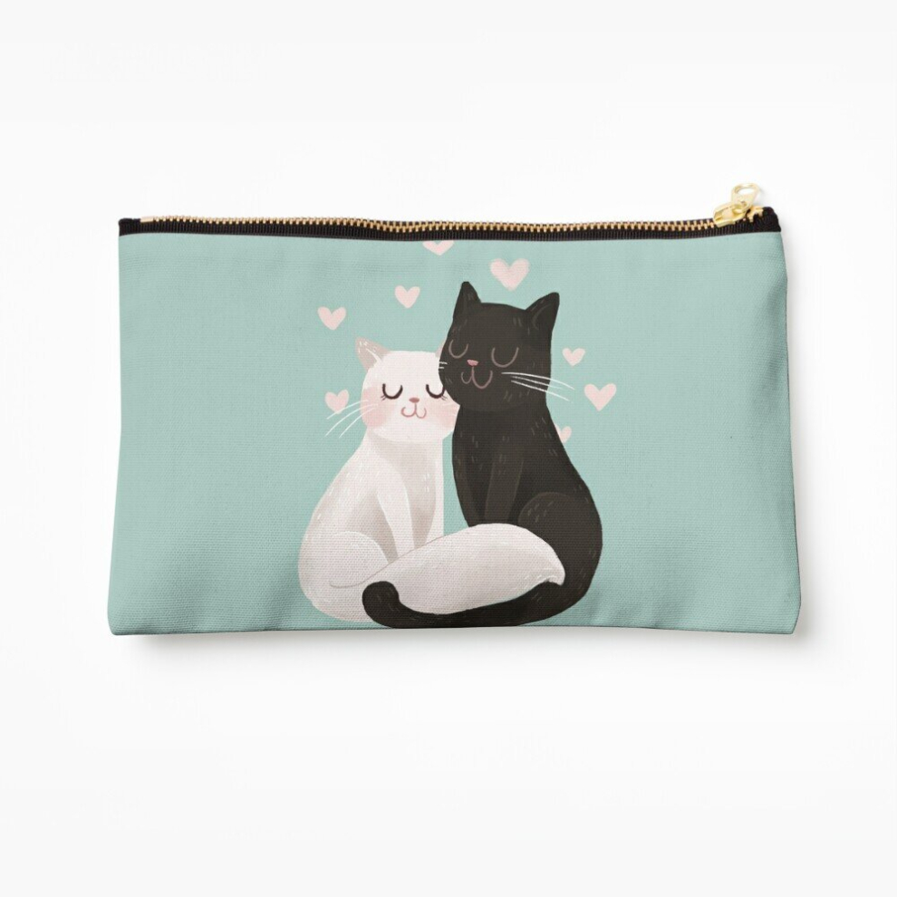 Whibos Makeup Bag Catlove Cosmetic Organizer Tyvek Paper Bags Zipper Pouch