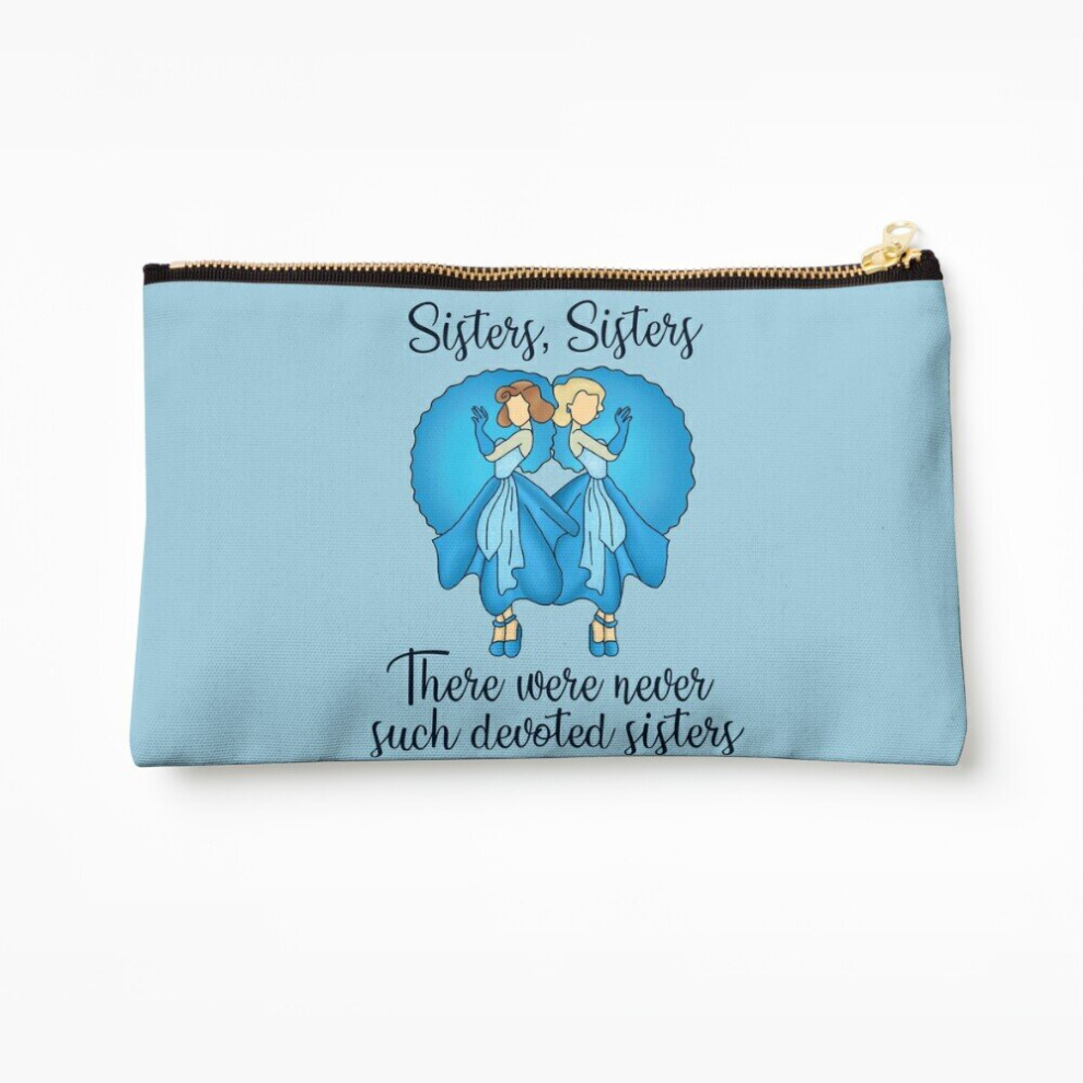 Whibos Makeup Bag Sisters, Sisters Cosmetic Organizer Tyvek Paper Bags Zipper Pouch