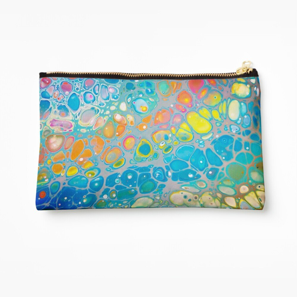 Whibos Makeup Bag Rainbow Parade!! Cosmetic Organizer Tyvek Paper Bags Zipper Pouch
