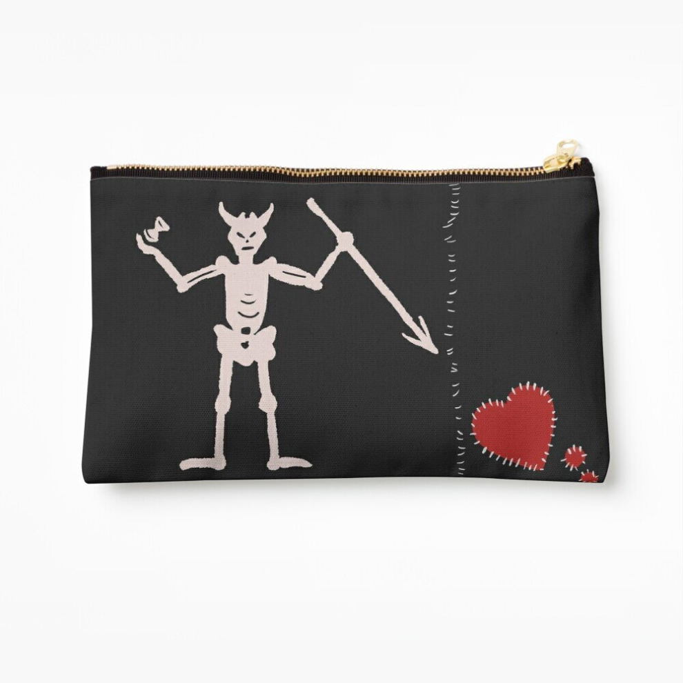 Whibos Makeup Bag Flag Which Means Death 5 Cosmetic Organizer Tyvek Paper Bags Zipper Pouch